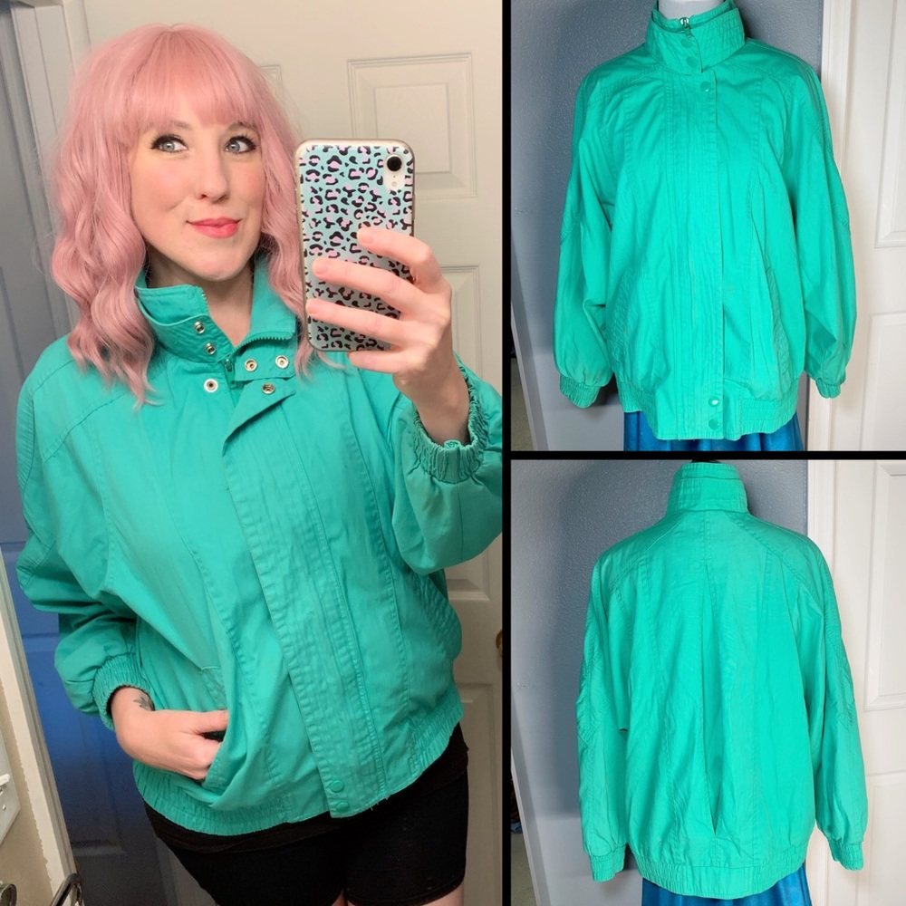 Mean Green, VINTAGE jacket!!